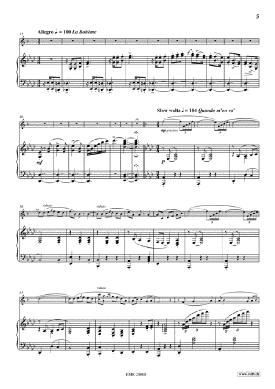 Puccini Highlights Horn scores gallery preview page 5