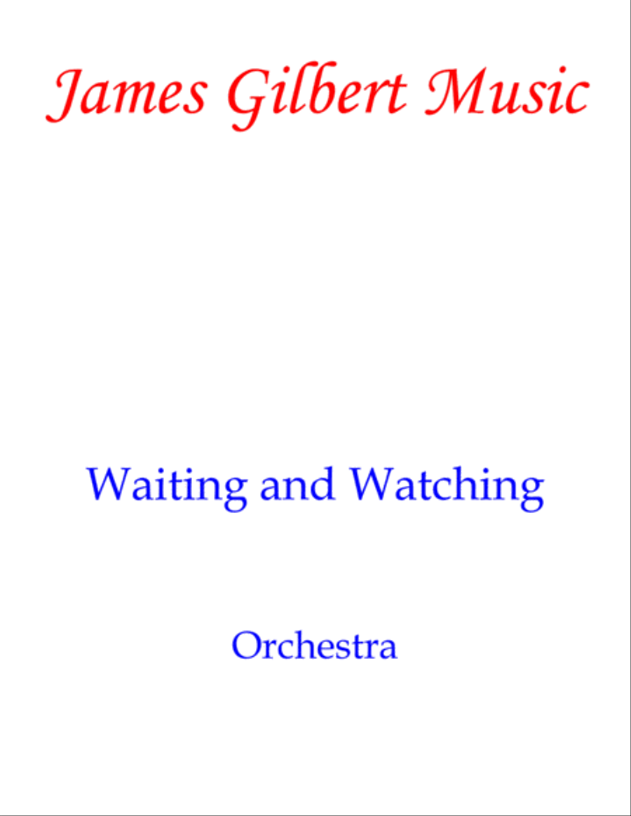 Waiting And Watching Full Orchestra scores gallery preview page 1