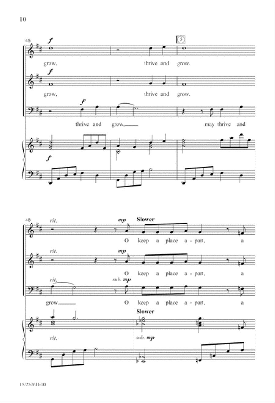 Hold Fast Your Dreams! Hold Fast Your Dreams! 3-Part scores gallery preview page 10