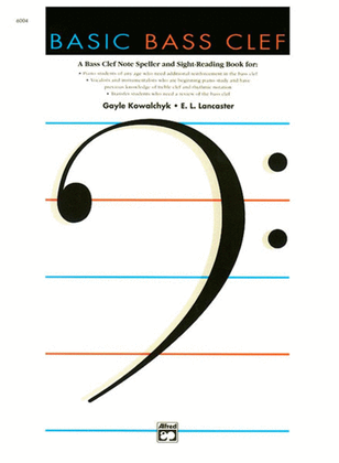 Book cover for Basic Bass Clef