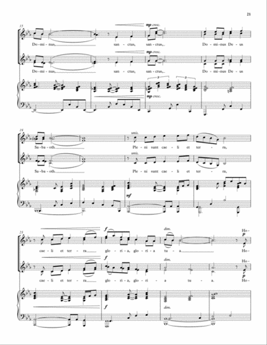 Nidaros Jazz Mass SSAA scores gallery preview page 9
