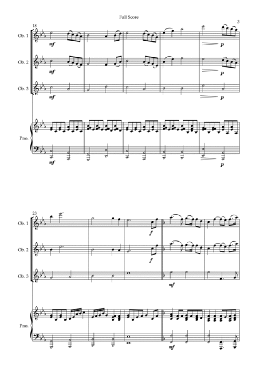You Raise Me Up Small Ensemble scores gallery preview page 3
