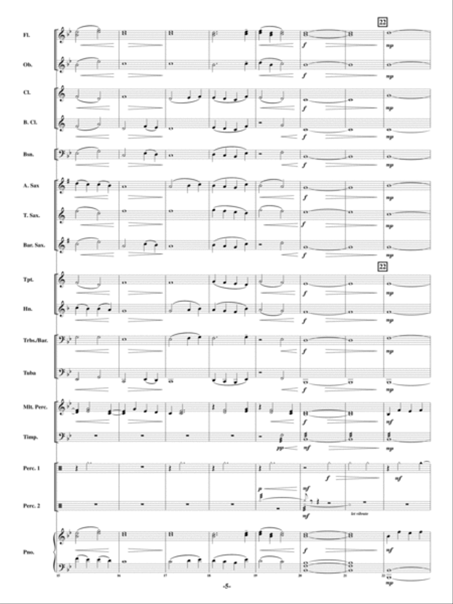 Abide With Me Abide With Me Concert Band scores gallery preview page 4