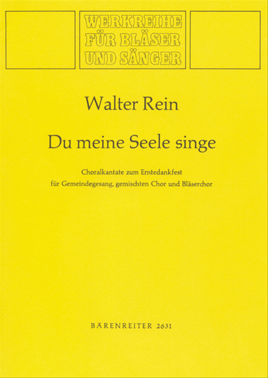 Du meine Seele, singe Mixed Choir scores gallery preview page 1