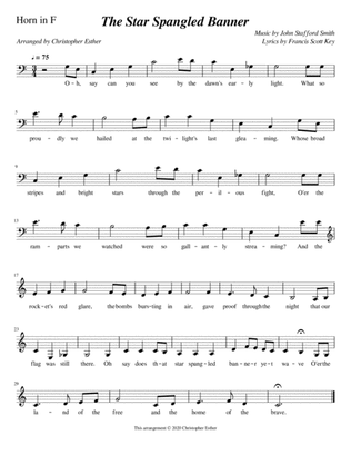 The Star Spangled Banner (French Horn)