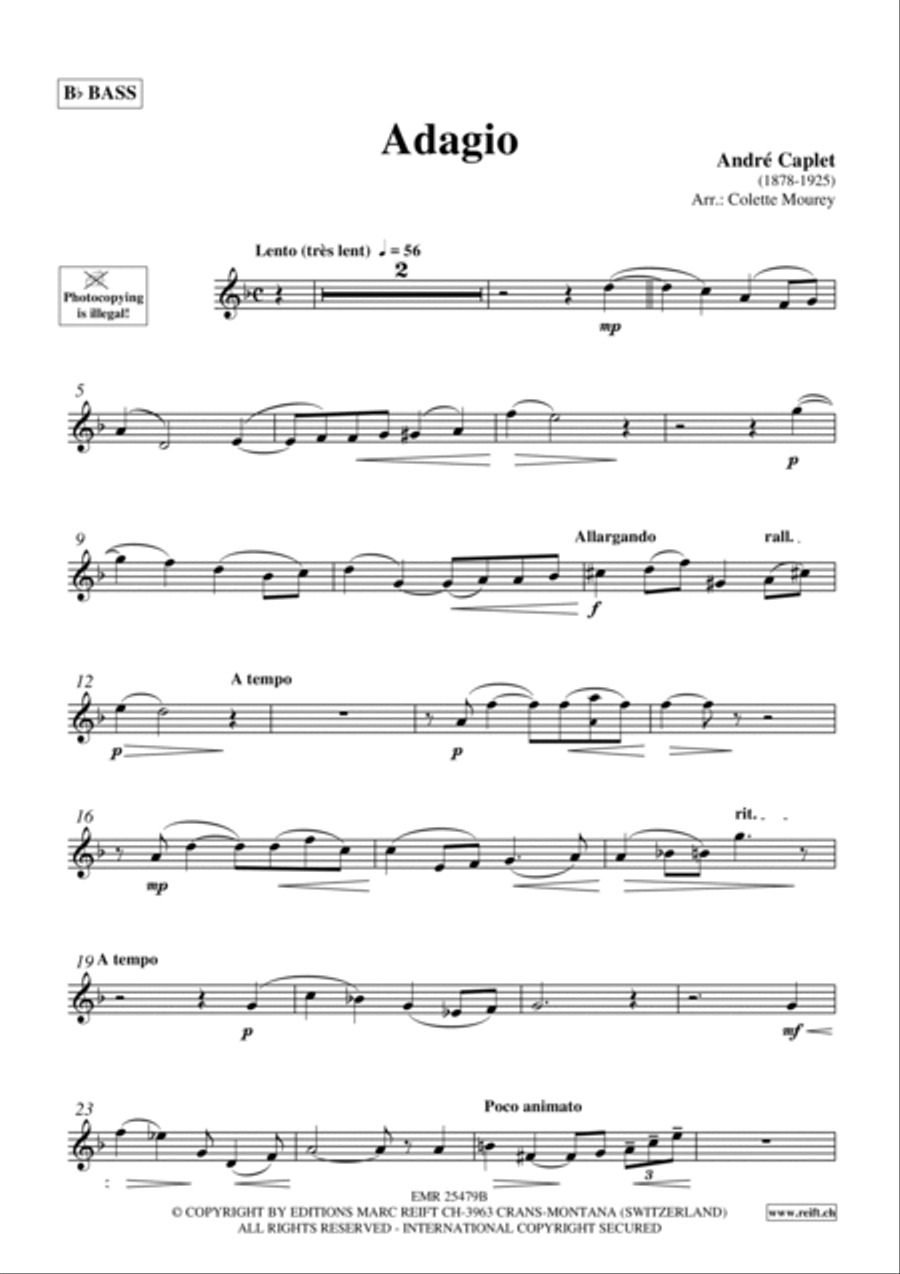 Adagio Classical Guitar scores gallery preview page 2