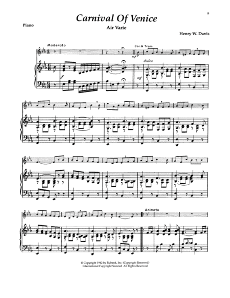 Carnival Of Venice Carnival Of Venice School and Community scores gallery preview page 1