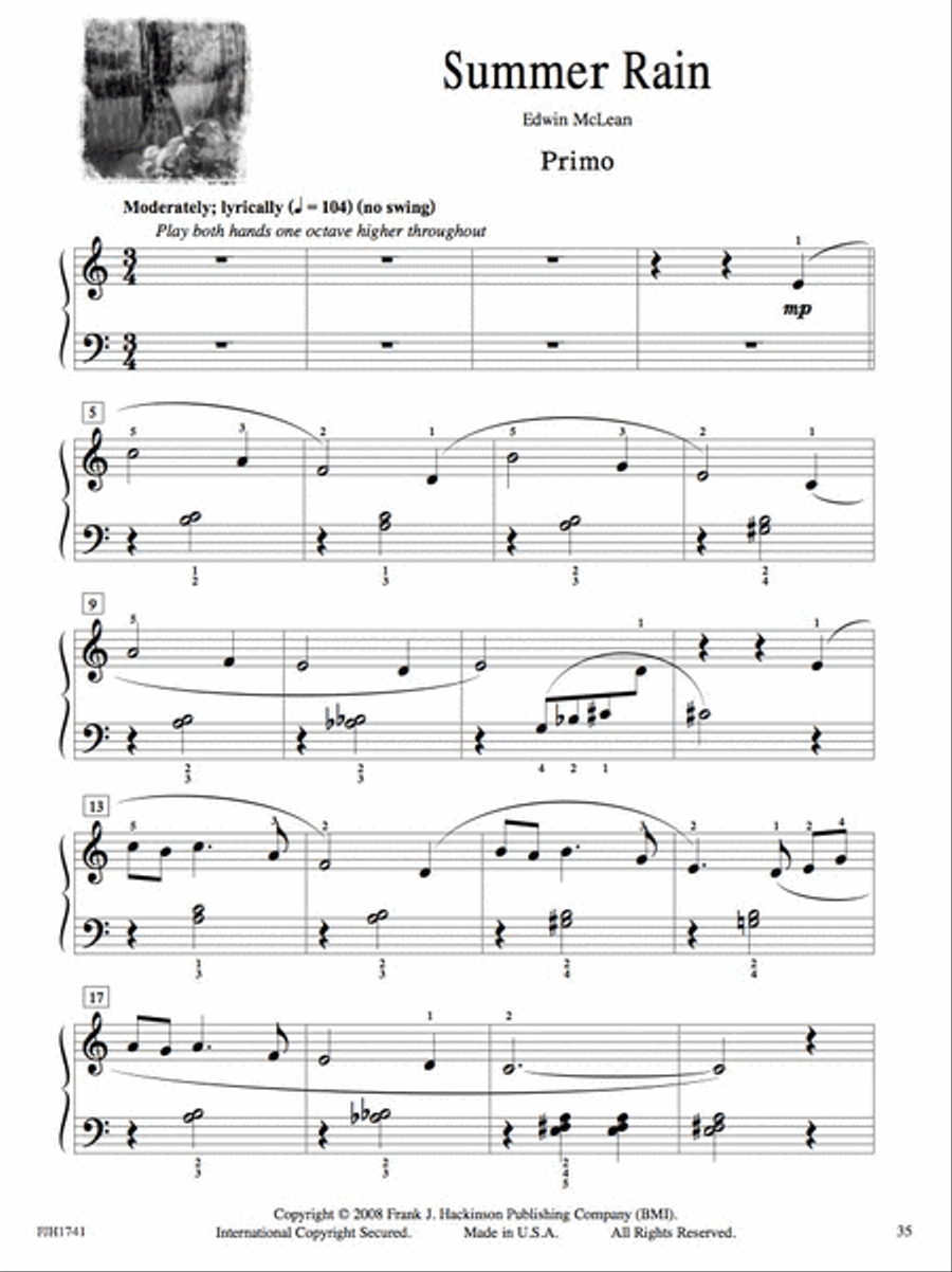 In Recital! with Jazz, Blues, & Rags, Book 3 Piano Method scores gallery preview page 4