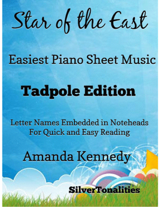 Book cover for Star of the East Easiest Piano Sheet Music 2nd Edition