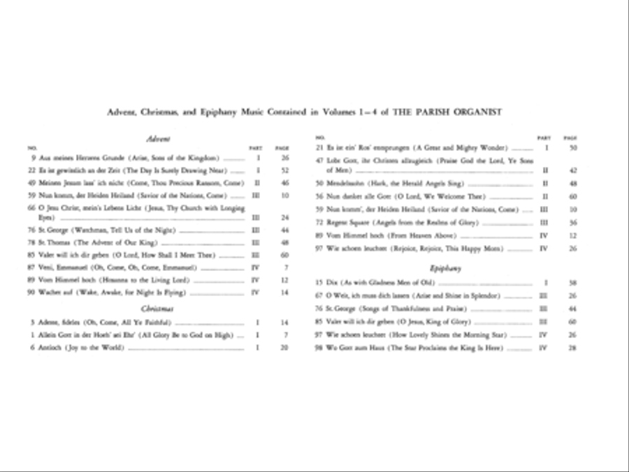 The Parish Organist, Part 05 (Advent, Christmas) Organ scores gallery preview page 6