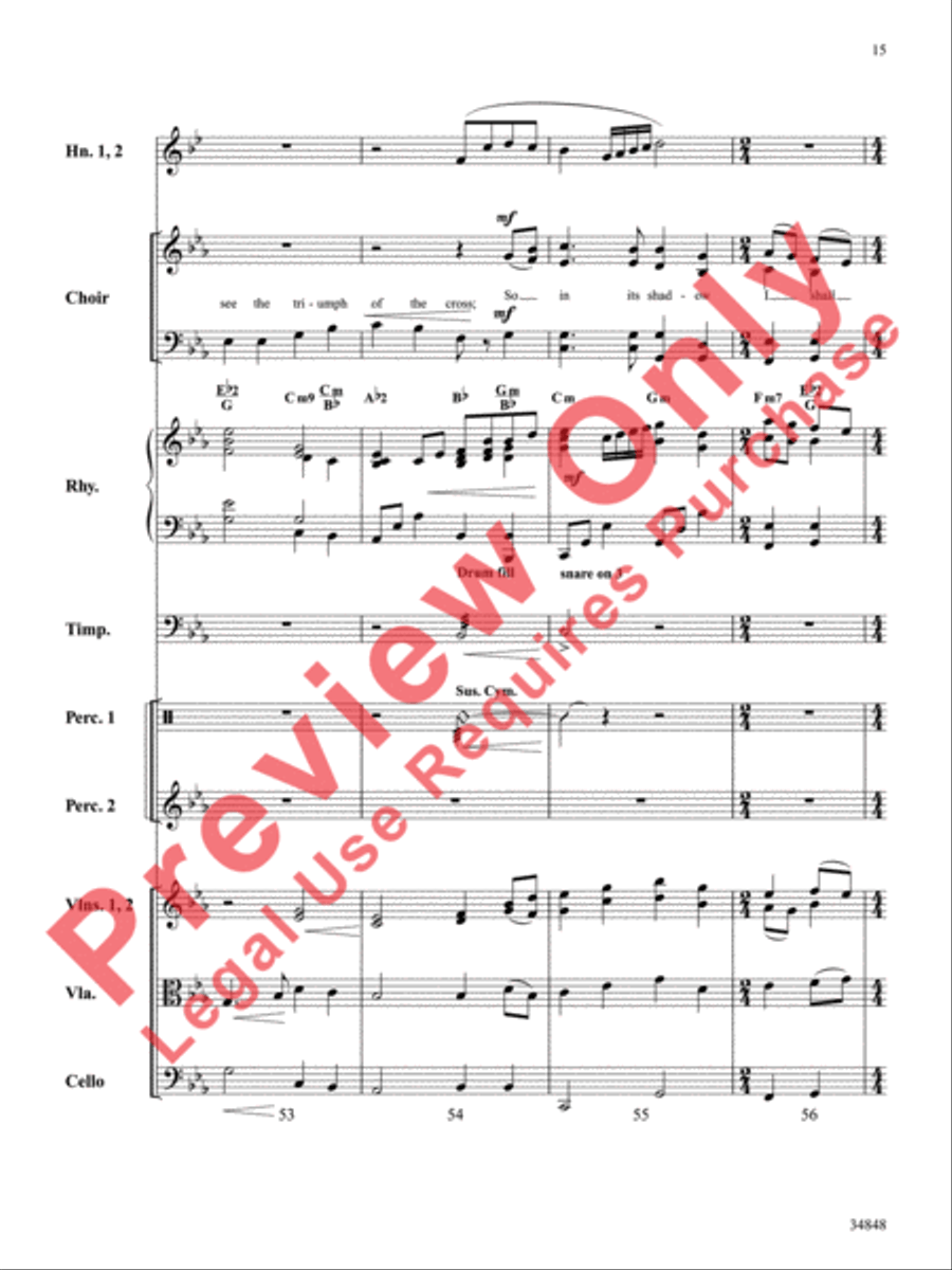 When Trials Come Choir scores gallery preview page 16