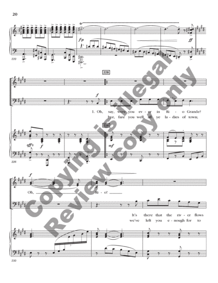 Southwestern Suite (Choral Score) image number null