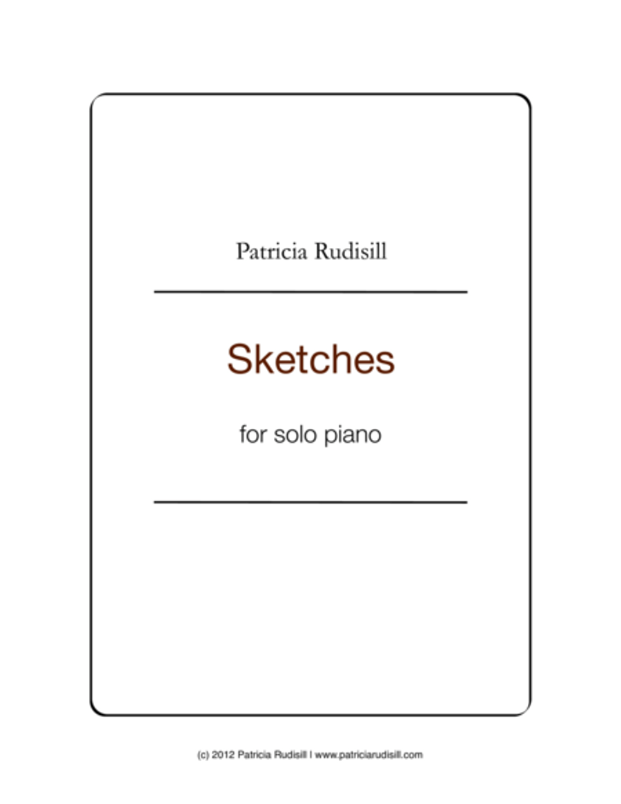 Sketches, for solo piano Piano Solo scores gallery preview page 1