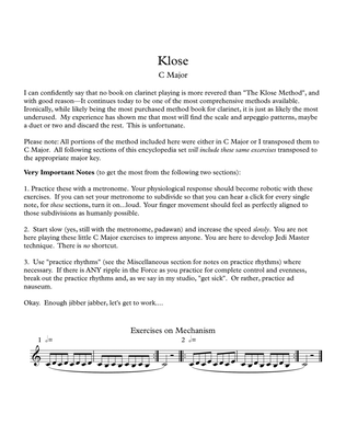 Book cover for Klose and Kroepsch in C Major