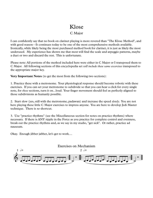 Klose and Kroepsch in C Major