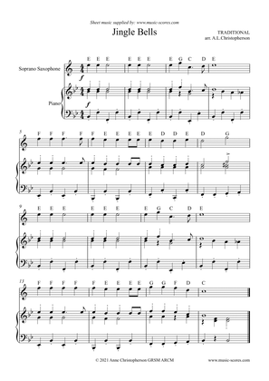 Jingle Bells - Very Easy Soprano Sax