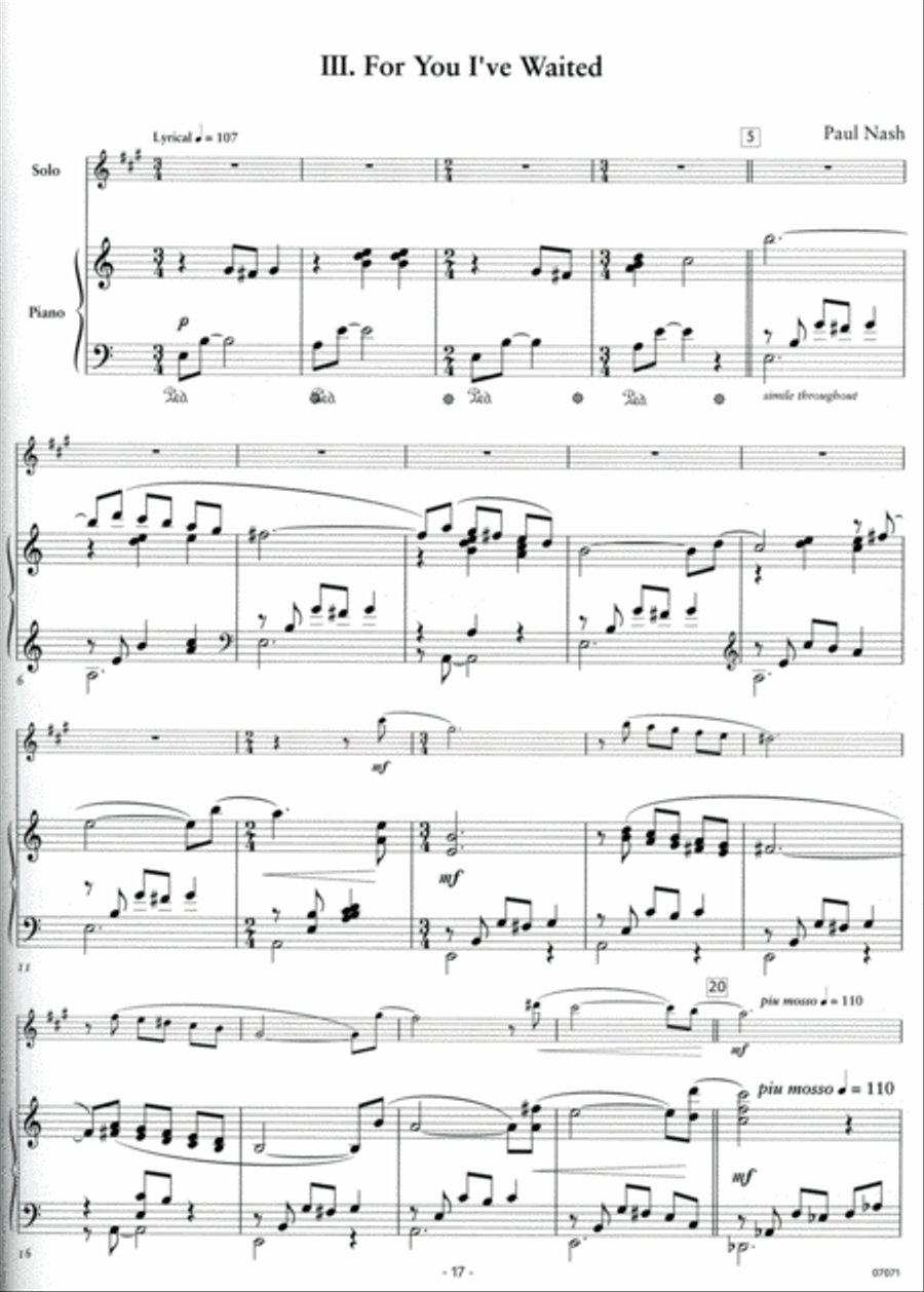 Four Pieces -- Saxophone Small Ensemble scores gallery preview page 7