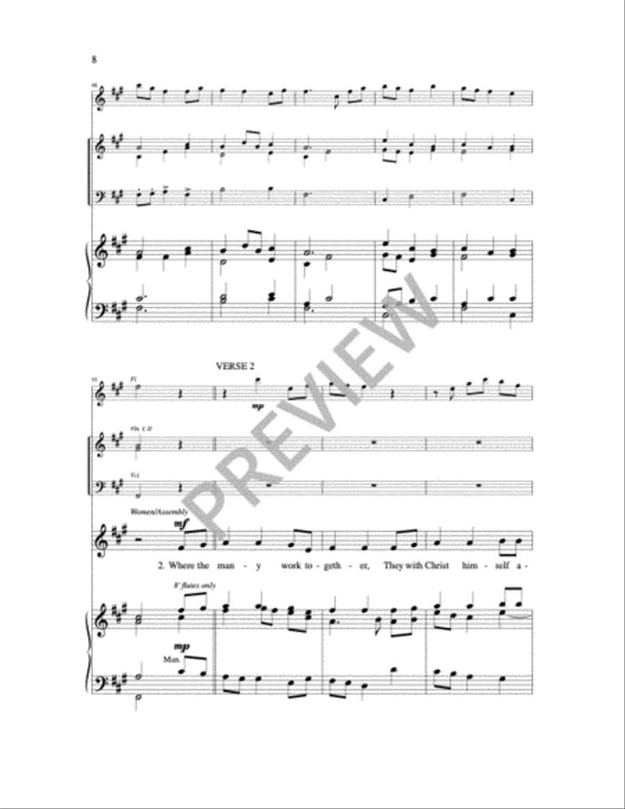Those Who Love and Those Who Labor Choir scores gallery preview page 14