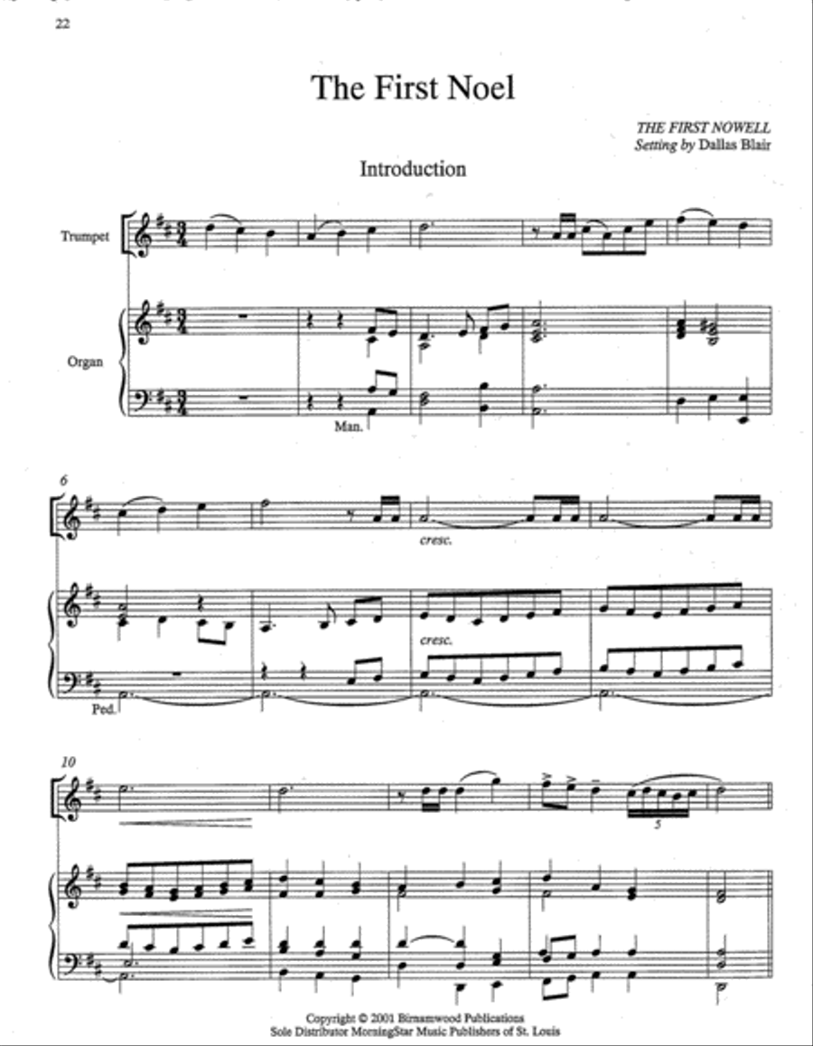Hymn Introductions and Descants for Trumpet and Organ, Set 3 Trumpet scores gallery preview page 12
