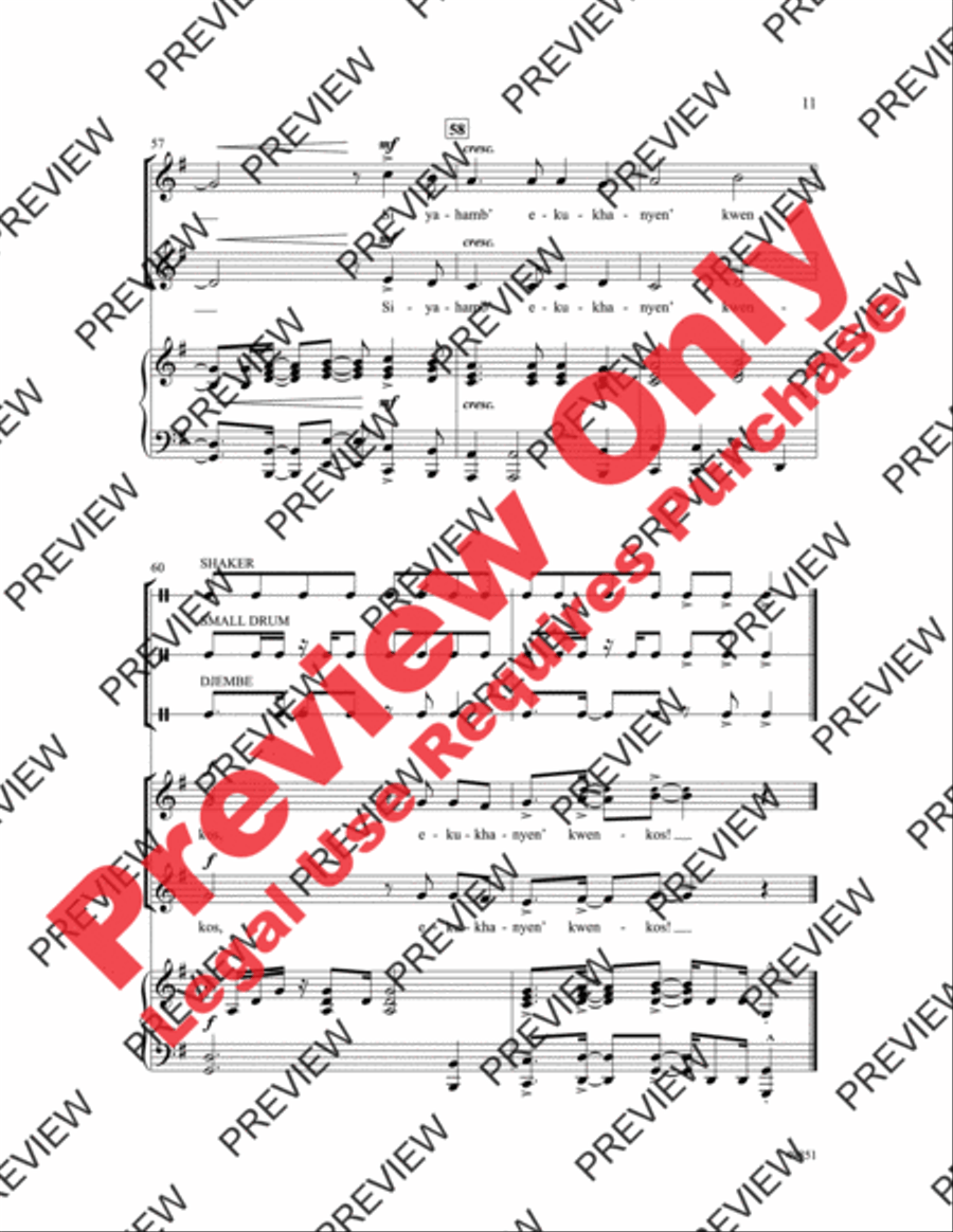 Siyahamba Siyahamba 2-Part scores gallery preview page 12