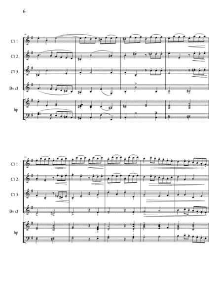 Handel's Messiah Selections for Clarinet Quartet image number null