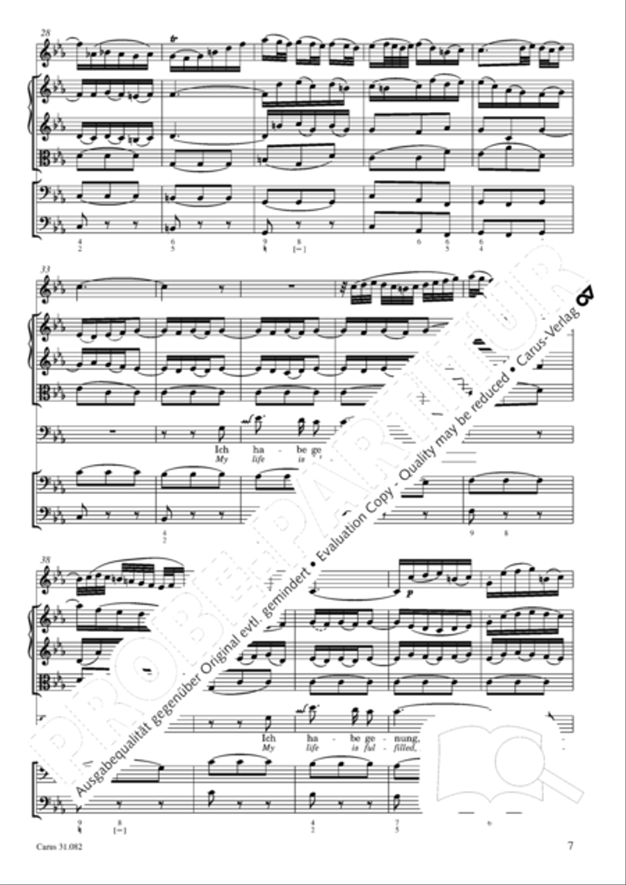 I have enough (Ich habe genung) Mezzo-Soprano Voice scores gallery preview page 8