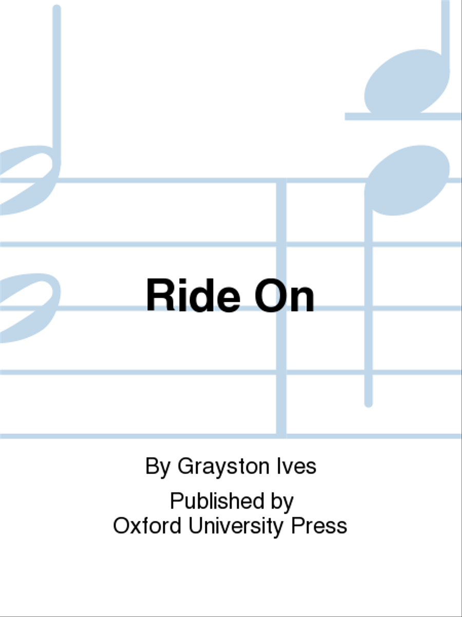 Ride On Ride On 4-Part scores gallery preview page 1