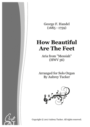 Book cover for Organ: How Beautiful Are The Feet (Aria from 'Messiah' HWV 56) - George F. Handel