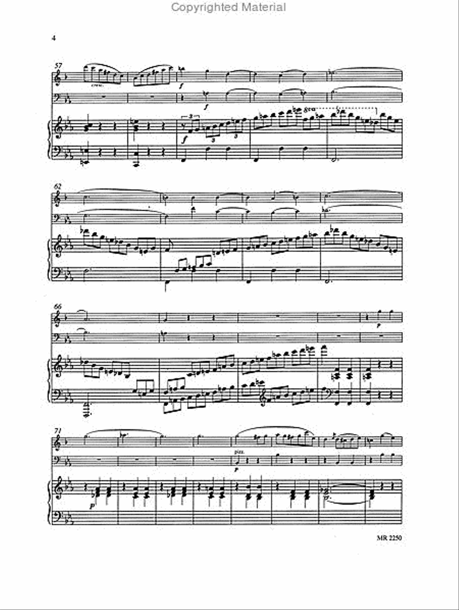 Trio in E flat major Op. 44 Piano scores gallery preview page 3