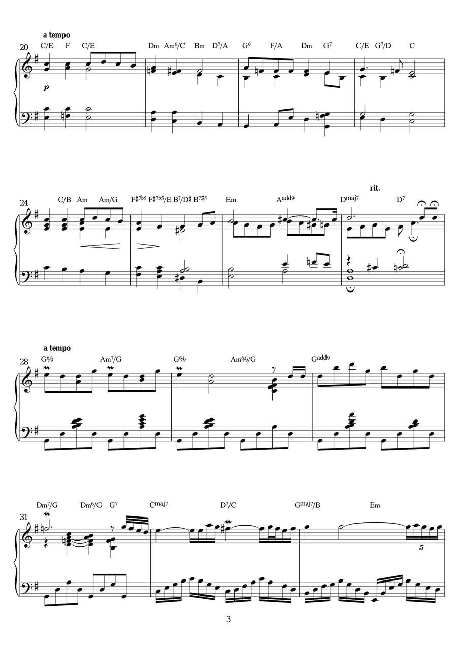 It Might As Well Be Spring (from 'State Fair') Piano Solo scores gallery preview page 3