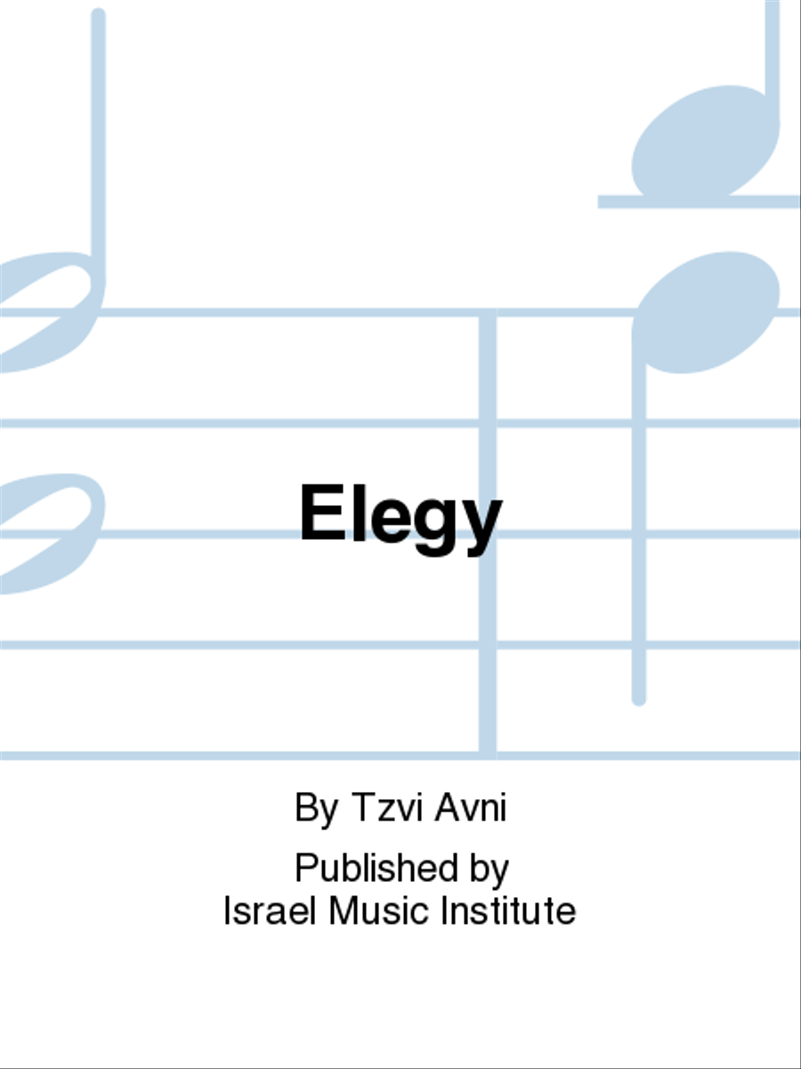 Elegy Elegy Cello scores gallery preview page 1