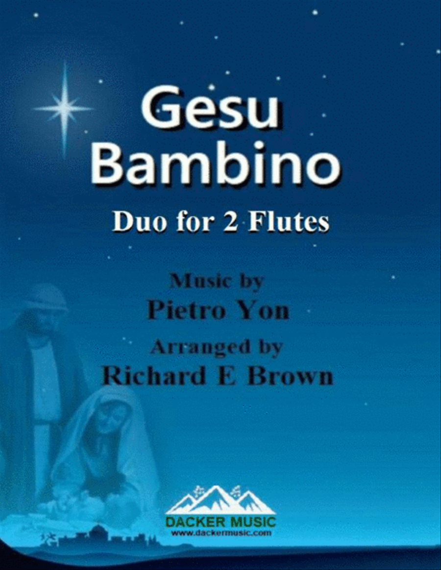 Gesu Bambino - Flute Duo Gesu Bambino - Flute Duo Flute Duet scores gallery preview page 1
