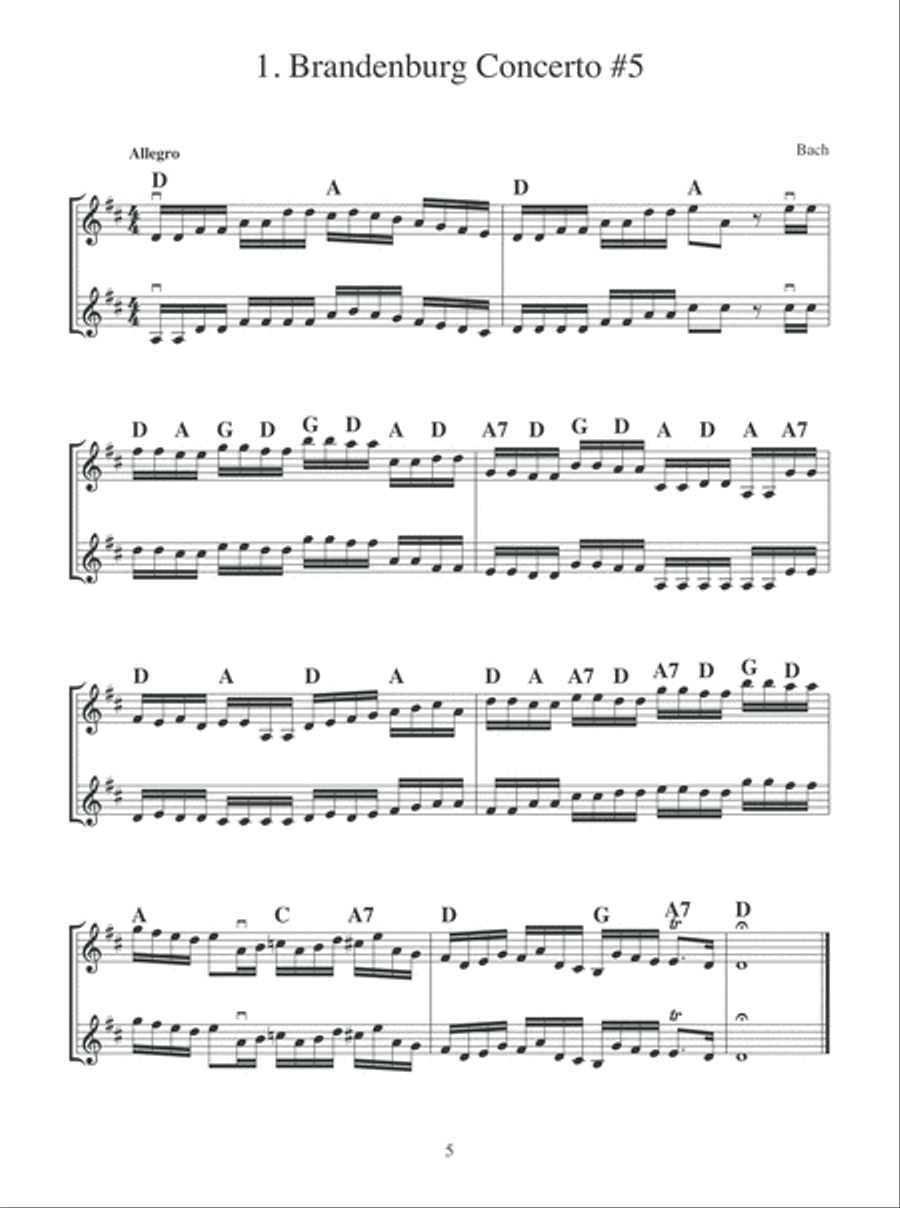 Violin Duet Classics Made Playable String Duet scores gallery preview page 11