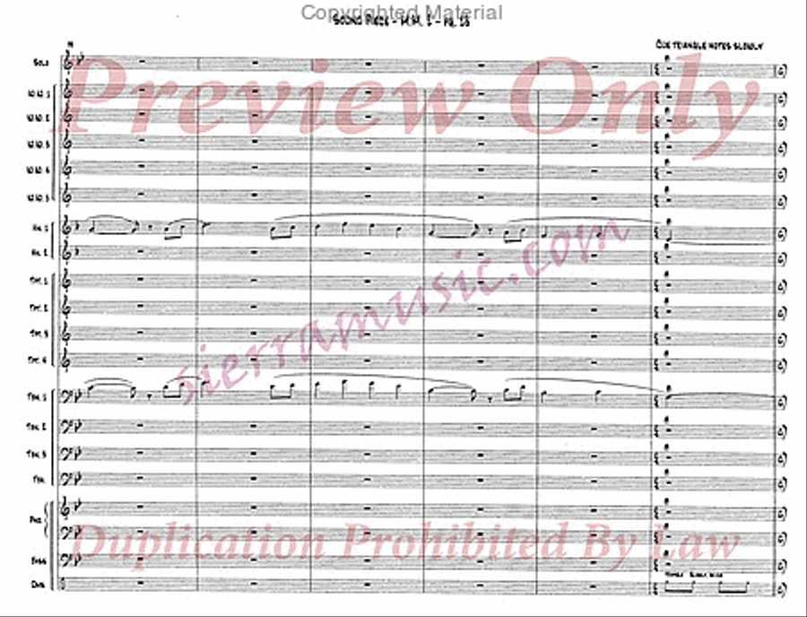 Sound Piece For Jazz Orchestra Big Band scores gallery preview page 19