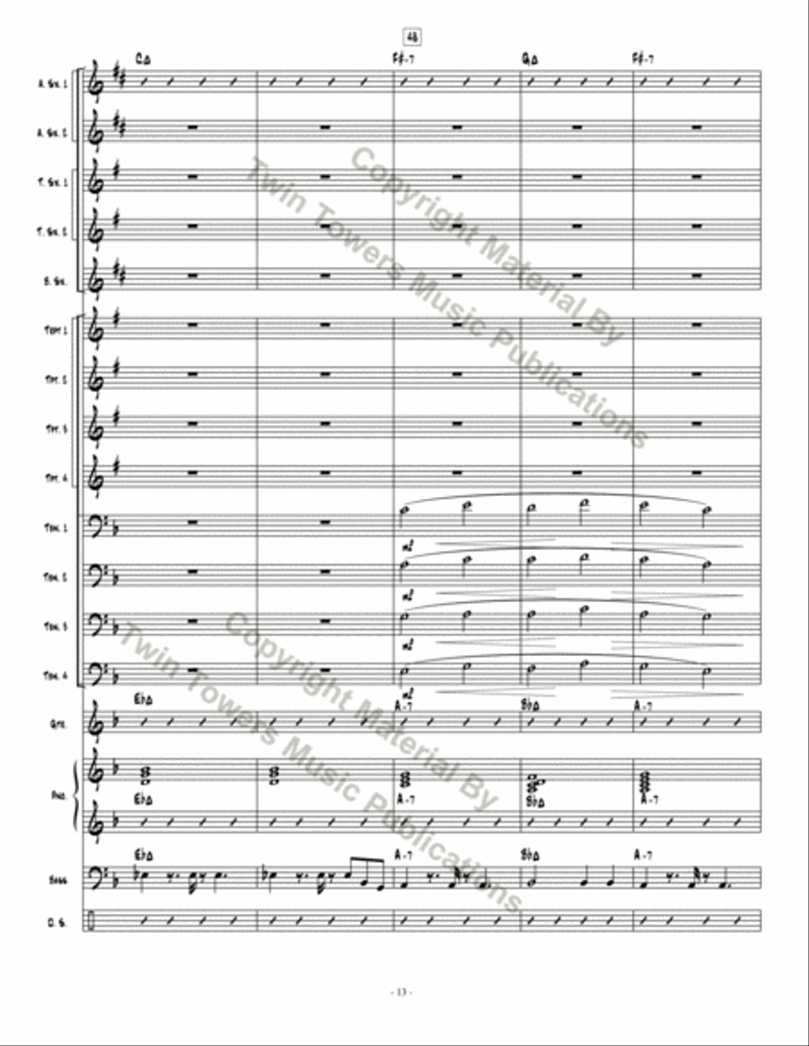 On The Road Jazz Ensemble scores gallery preview page 14