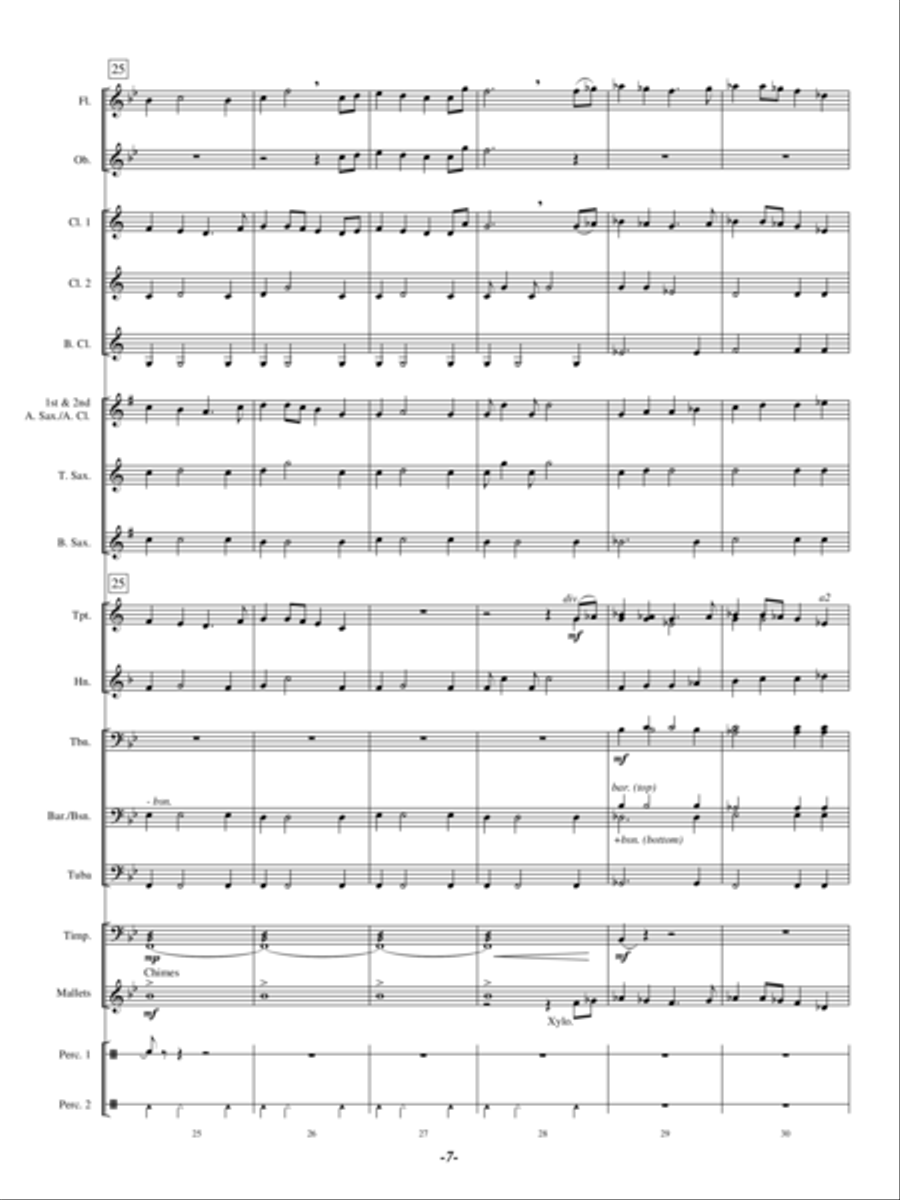 Whispering Ridge Whispering Ridge Concert Band scores gallery preview page 6