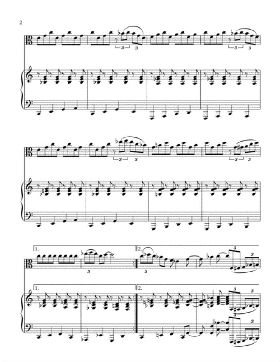 Getting' In The Mood (For Christmas) Viola scores gallery preview page 3