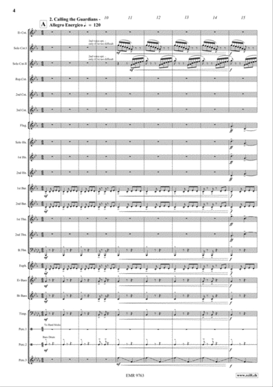 Rise of The Guardians Brass Band scores gallery preview page 5