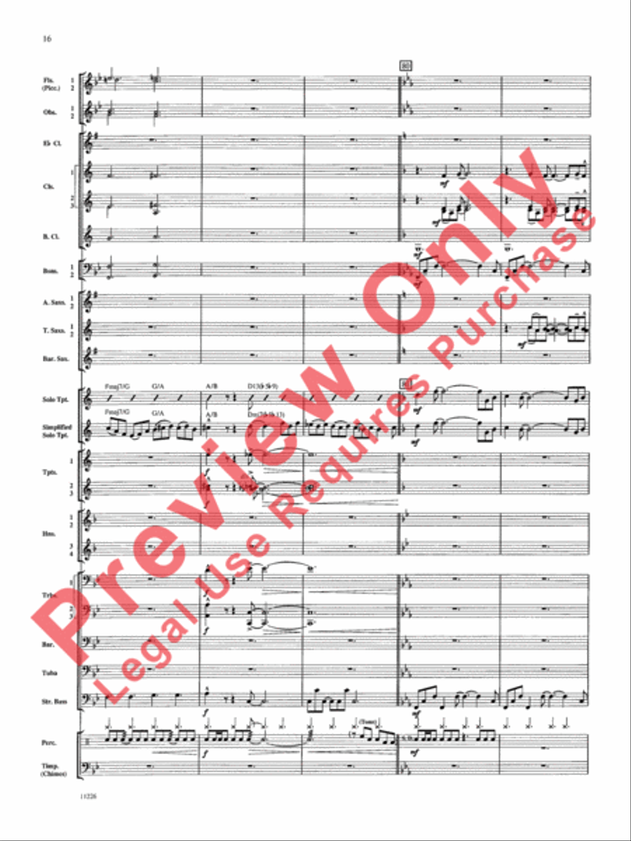 American Jazz Suite American Jazz Suite Concert Band scores gallery preview page 17