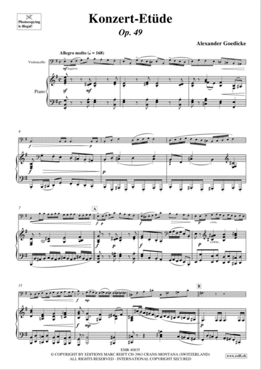 Konzert-Etude Konzert-Etude Piano Accompaniment scores gallery preview page 5