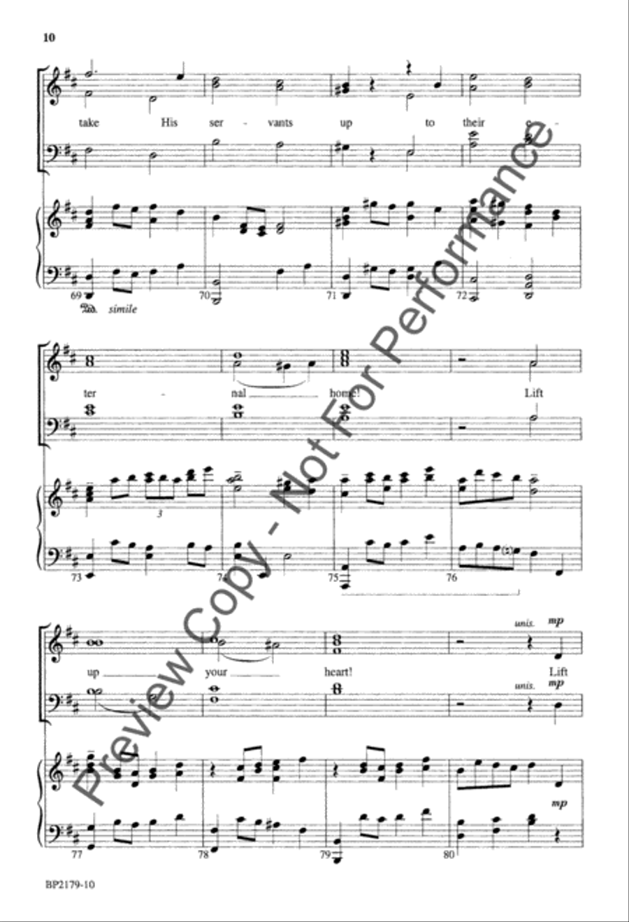 Rejoice, the Lord Is King! - Forrest - SATB 4-Part scores gallery preview page 10