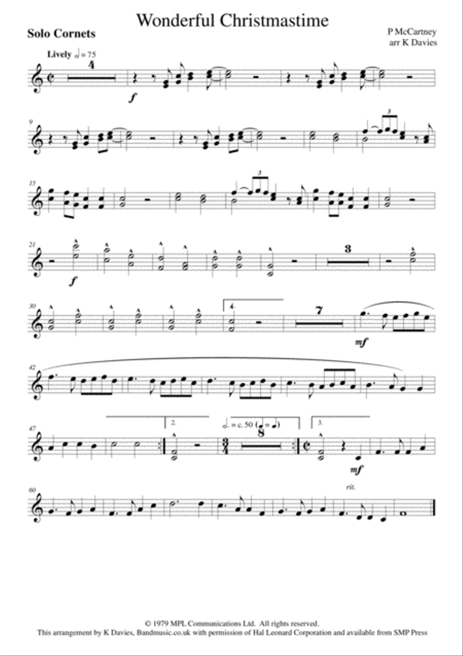 Wonderful Christmastime Wonderful Christmastime Brass Ensemble scores gallery preview page 6