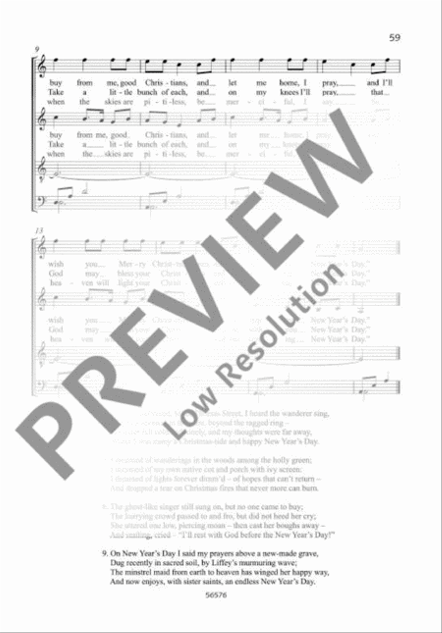 The holly and ivy girl Mixed Choir scores gallery preview page 3