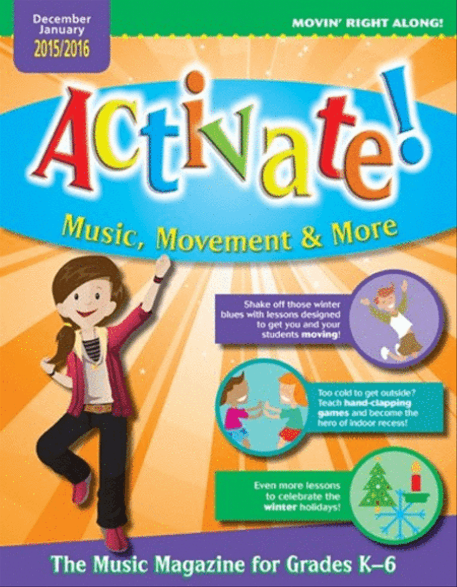 Activate! Dec 15/Jan 16 Unison Choir scores gallery preview page 1