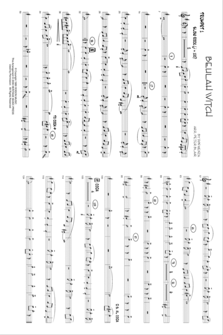 Beulah Witch Beulah Witch Jazz Ensemble scores gallery preview page 6