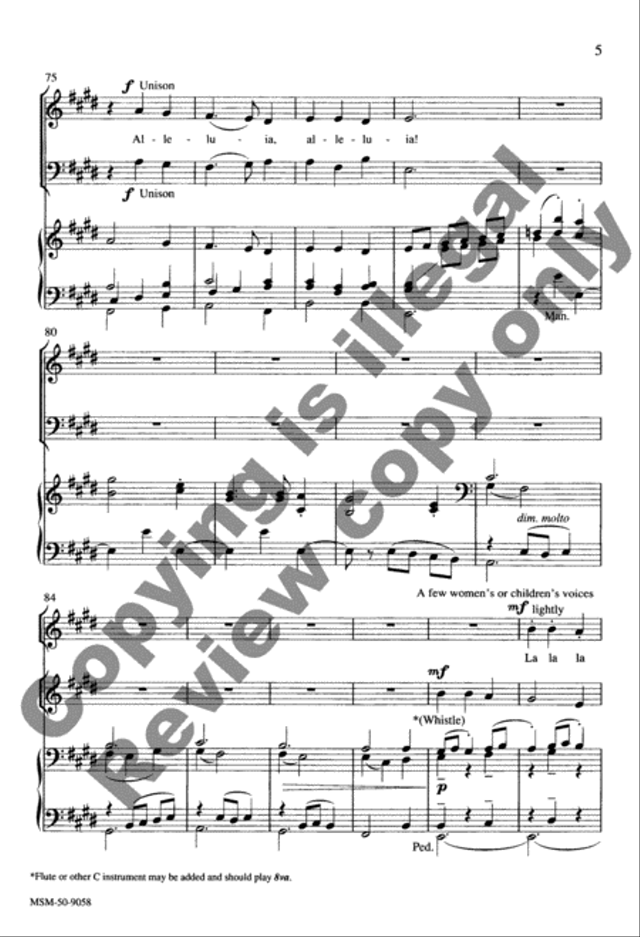 In Thee Is Gladness 4-Part scores gallery preview page 18