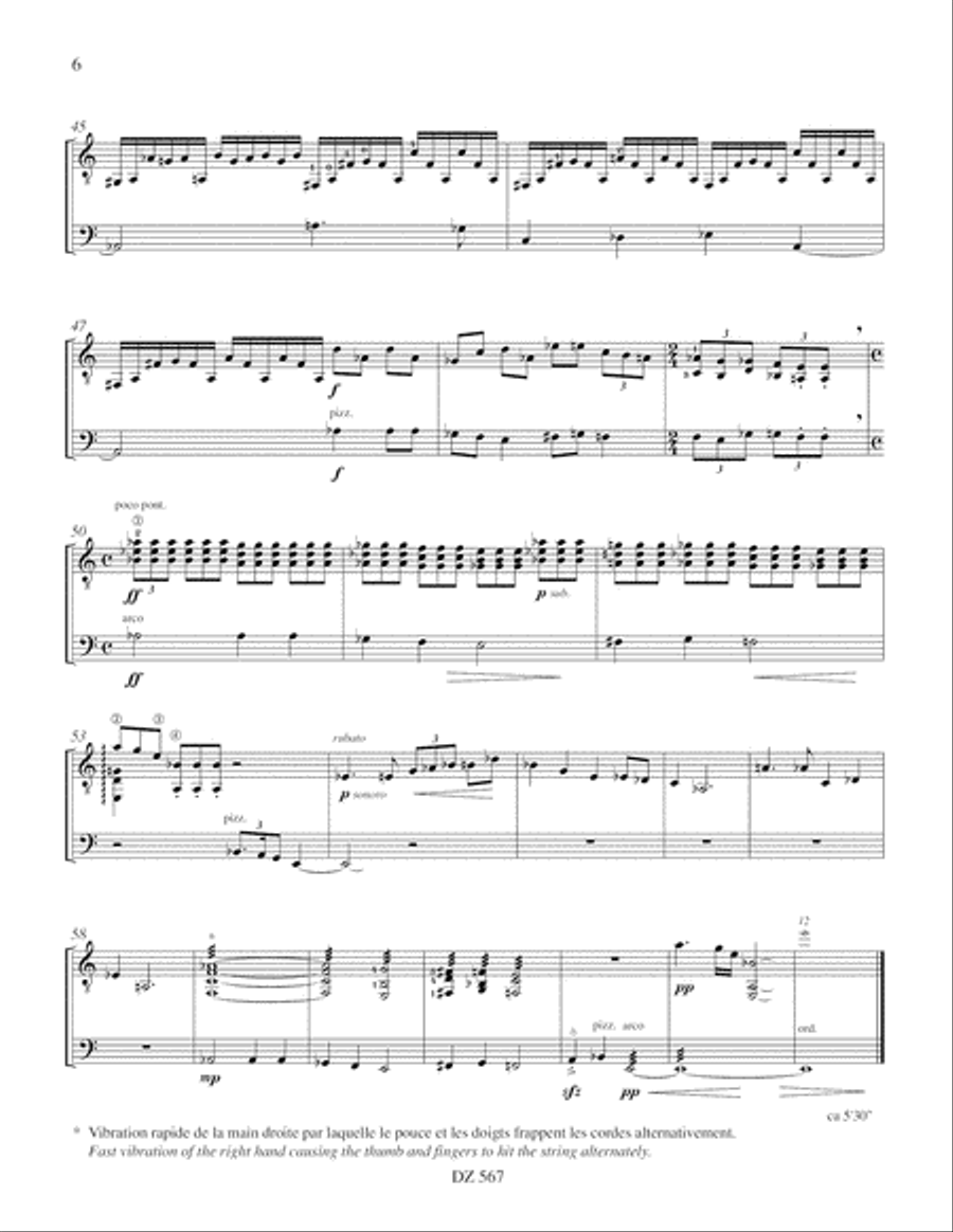 Lamento Lamento Double Bass scores gallery preview page 6