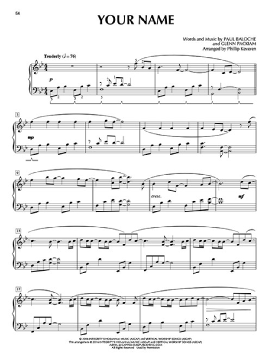 Blessings Blessings Piano Solo scores gallery preview page 5