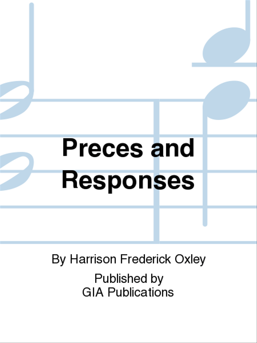 Preces and Responses 4-Part scores gallery preview page 1