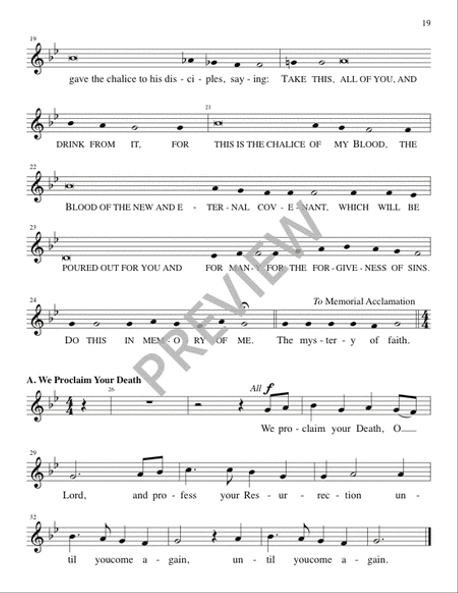 Eucharistic Prayer III with Additional Prefaces for 